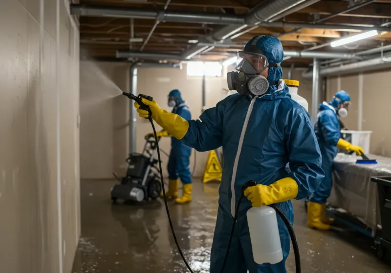 Basement Sanitization and Antimicrobial Treatment process in Blaine County, NE